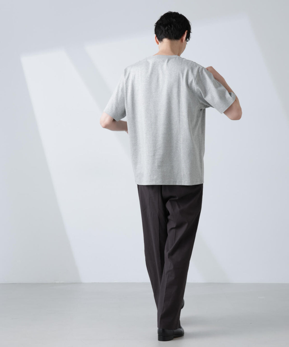 WEB限定/Anti Soaked(R) 汗染み防止 クルーネックレギュラーシルエットTシャツ 6685124232