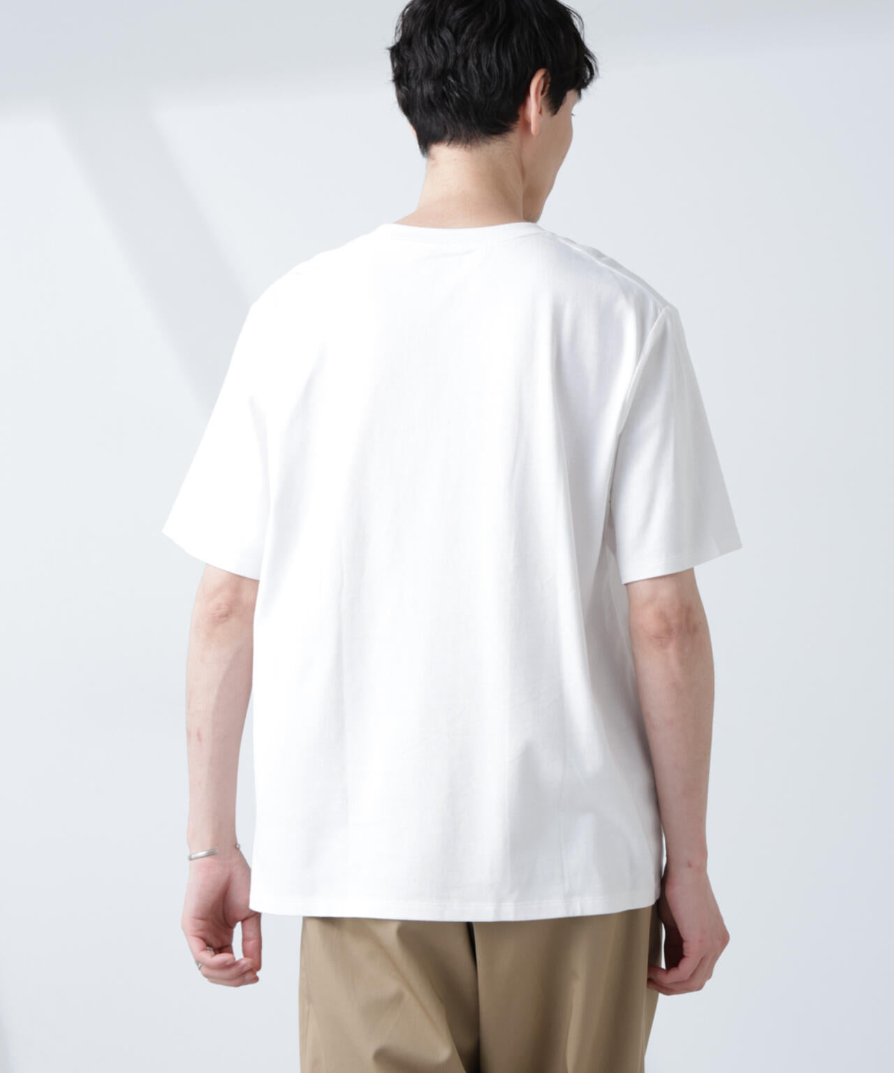 WEB限定/Anti Soaked(R) 汗染み防止 クルーネックレギュラーシルエットTシャツ 6685124232