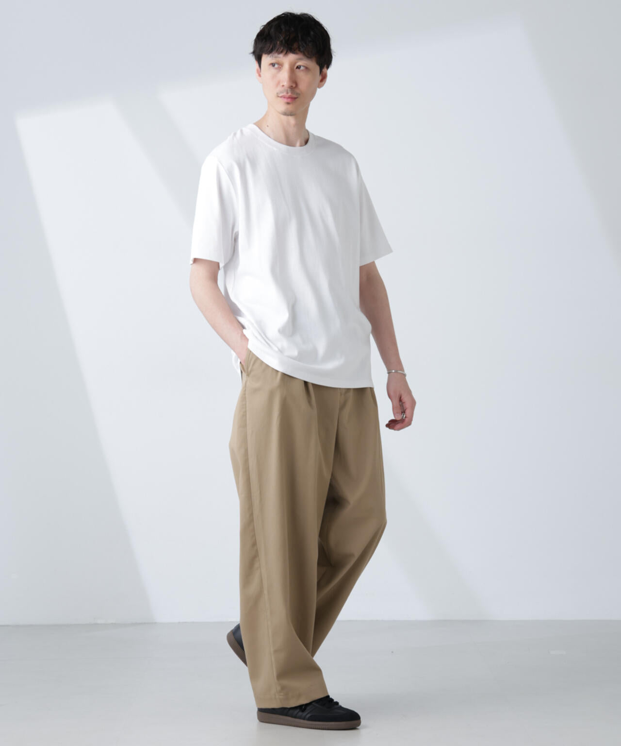 WEB限定/Anti Soaked(R) 汗染み防止 クルーネックレギュラーシルエットTシャツ 6685124232