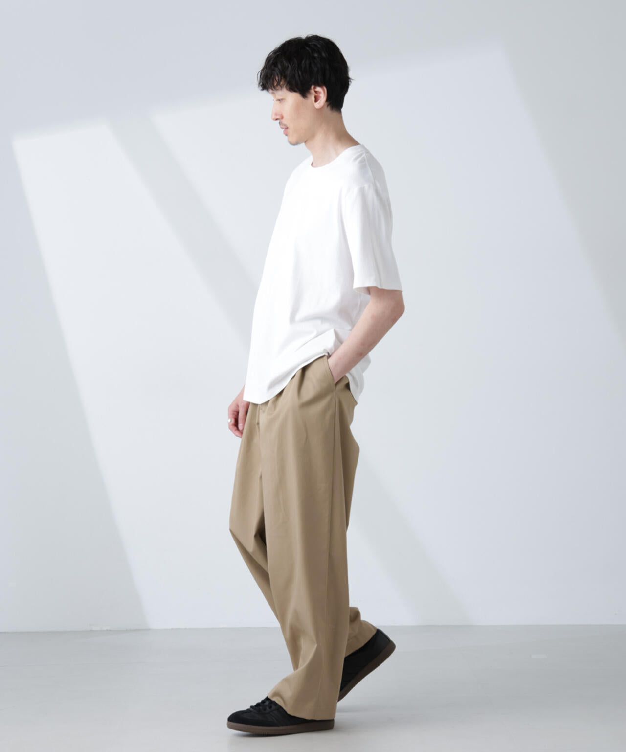 WEB限定/Anti Soaked(R) 汗染み防止 クルーネックレギュラーシルエットTシャツ 6685124232