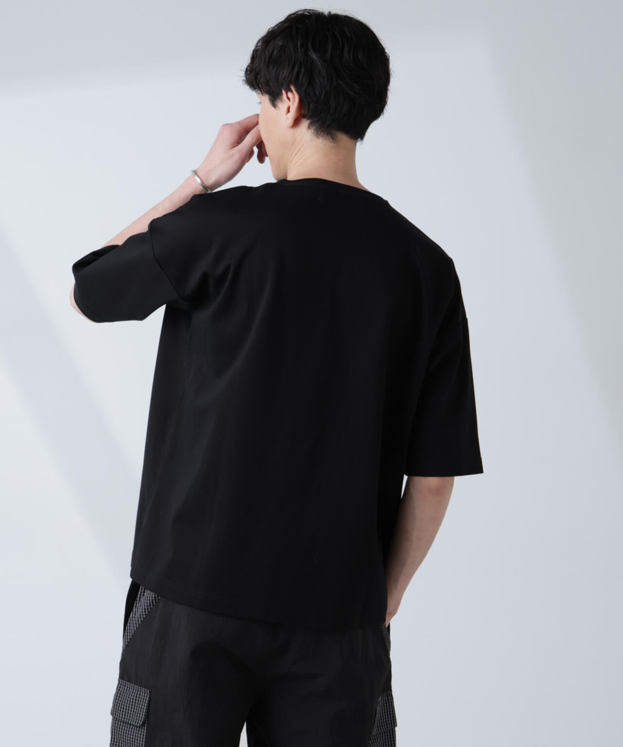 「NJ/CLUB」モクロディ ボートネック ビッグTシャツ 6685124234