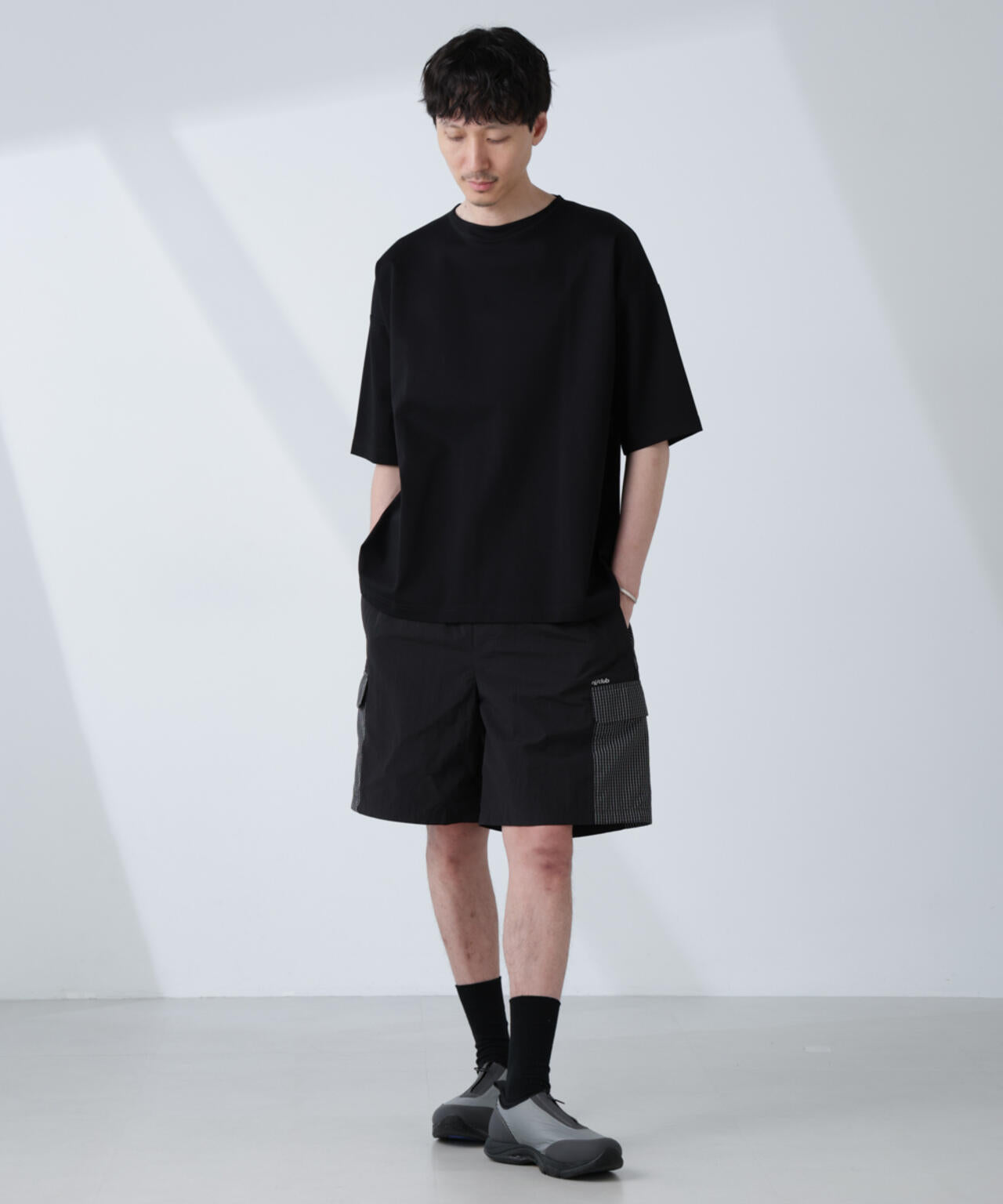 「NJ/CLUB」モクロディ ボートネック ビッグTシャツ 6685124234