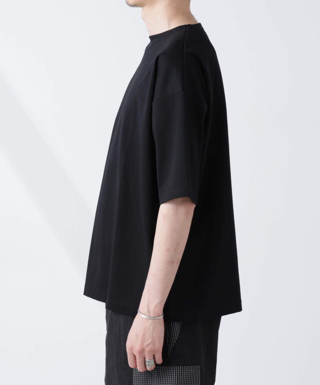 「NJ/CLUB」モクロディ ボートネック ビッグTシャツ 6685124234