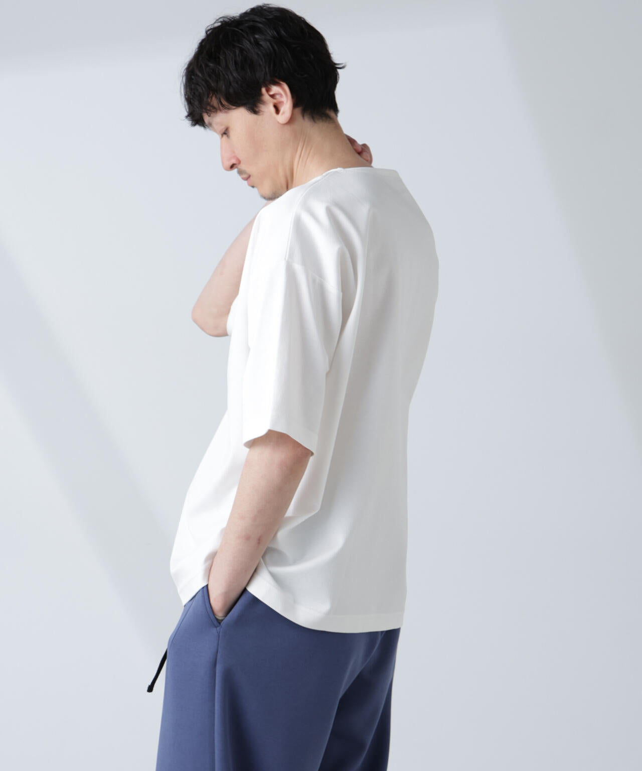 「NJ/CLUB」モクロディ ボートネック ビッグTシャツ 6685124234