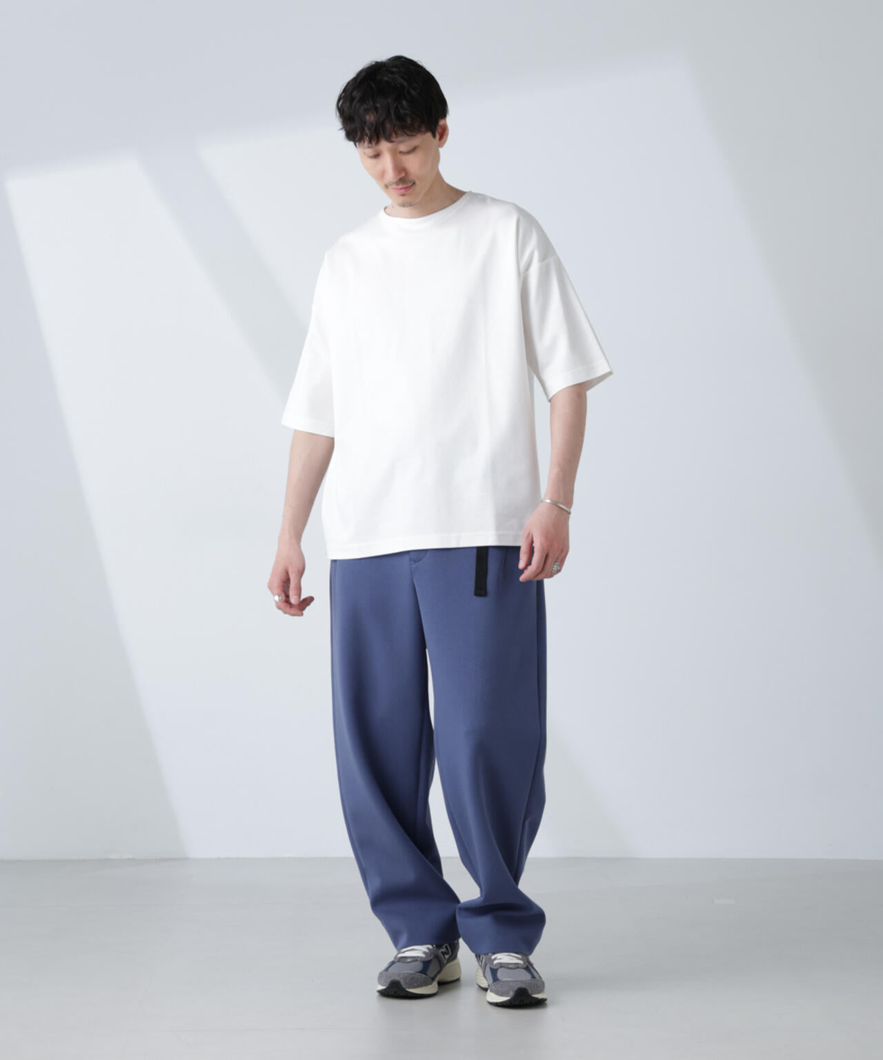 「NJ/CLUB」モクロディ ボートネック ビッグTシャツ 6685124234