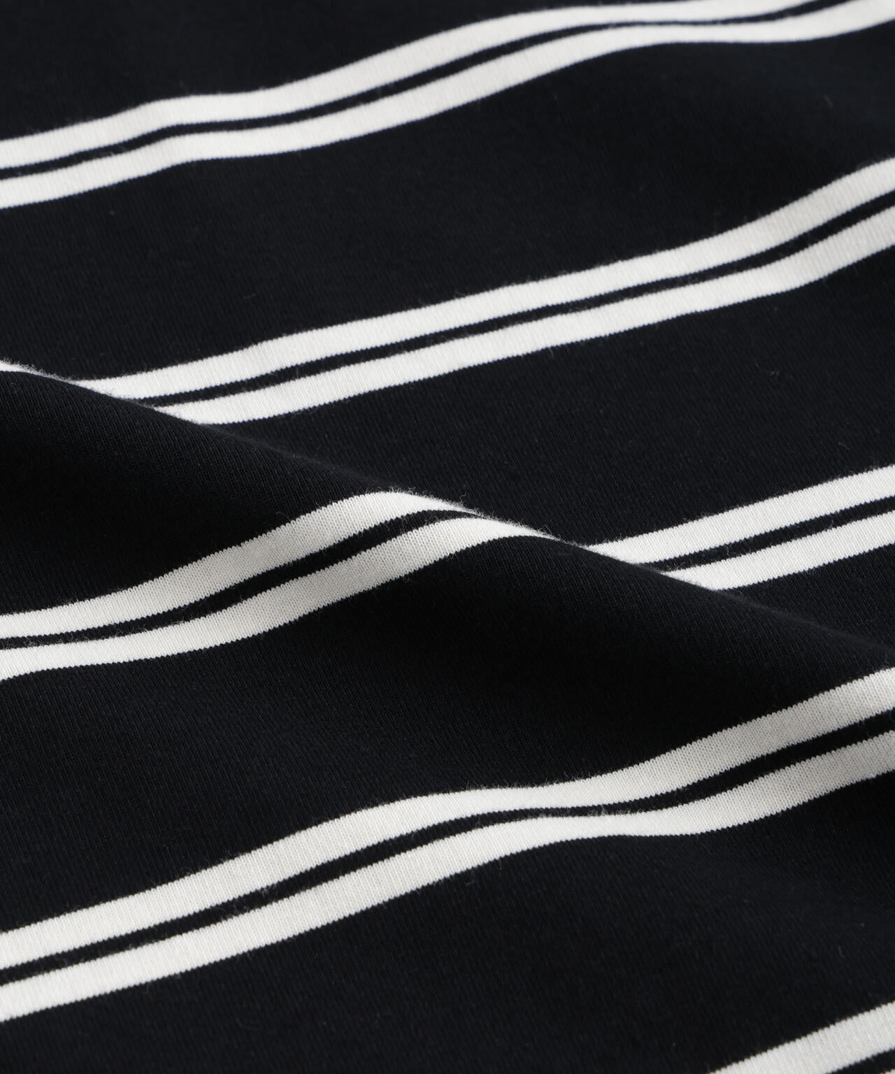 「NJ/CLUB」 オーバーサイズボーダーポロシャツ 6685124235