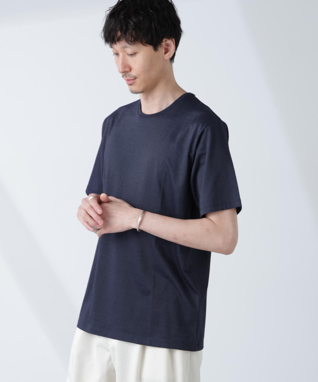 ソラーロライトストレッチクルーネックTシャツ(セットアップ可) 6685124236