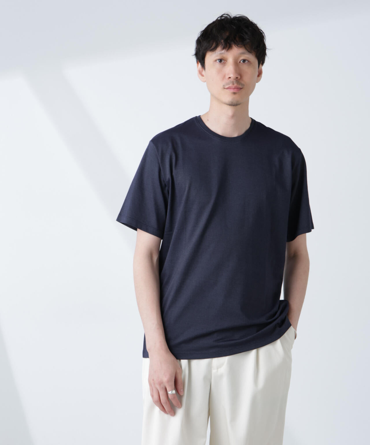 ソラーロライトストレッチクルーネックTシャツ(セットアップ可) 6685124236