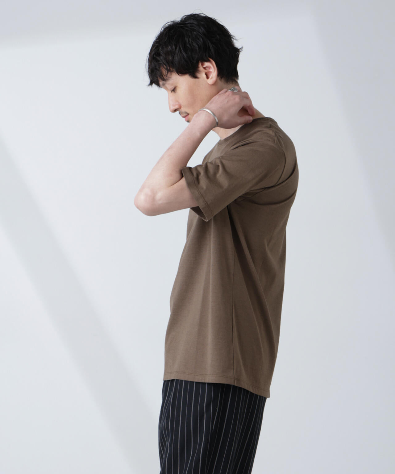 ソラーロライトストレッチクルーネックTシャツ(セットアップ可) 6685124236