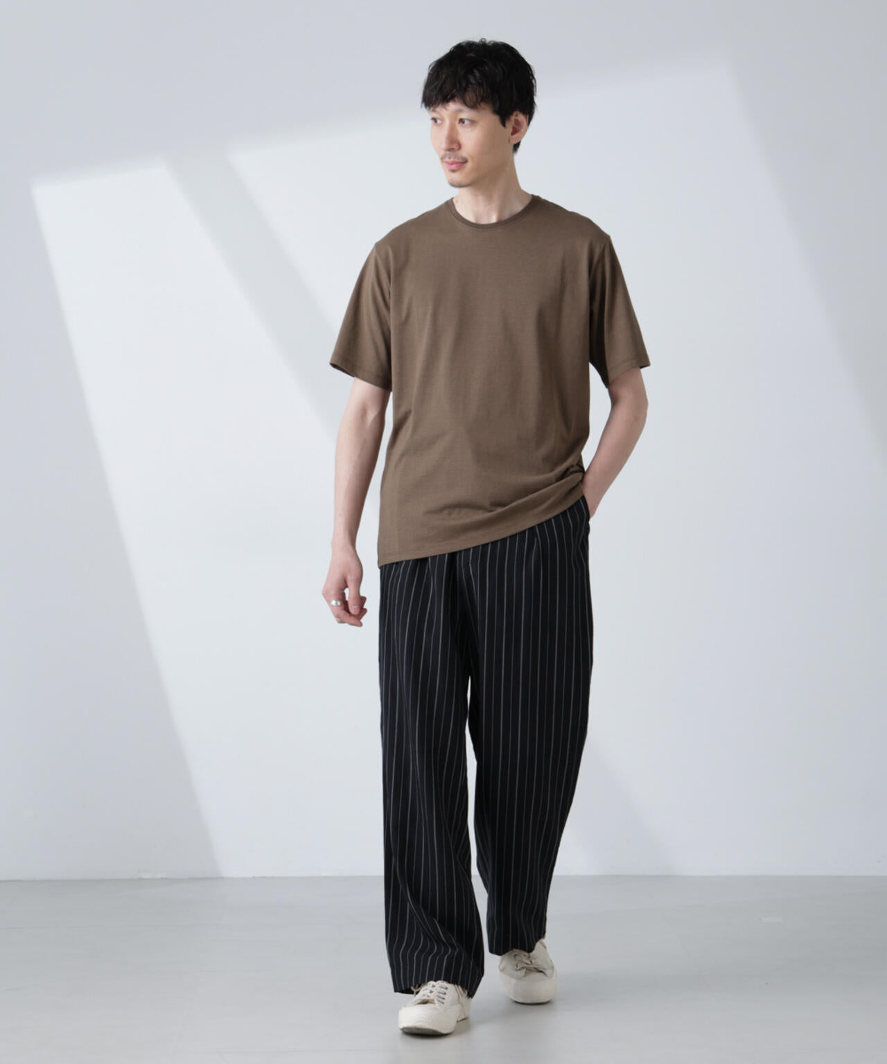 ソラーロライトストレッチクルーネックTシャツ(セットアップ可) 6685124236