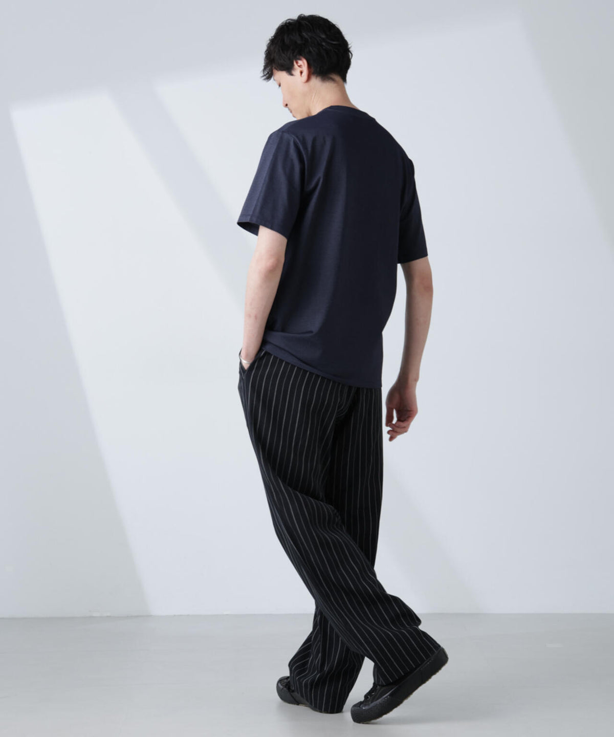ソラーロライトストレッチヘンリーネックTシャツ(セットアップ可) 6685124237