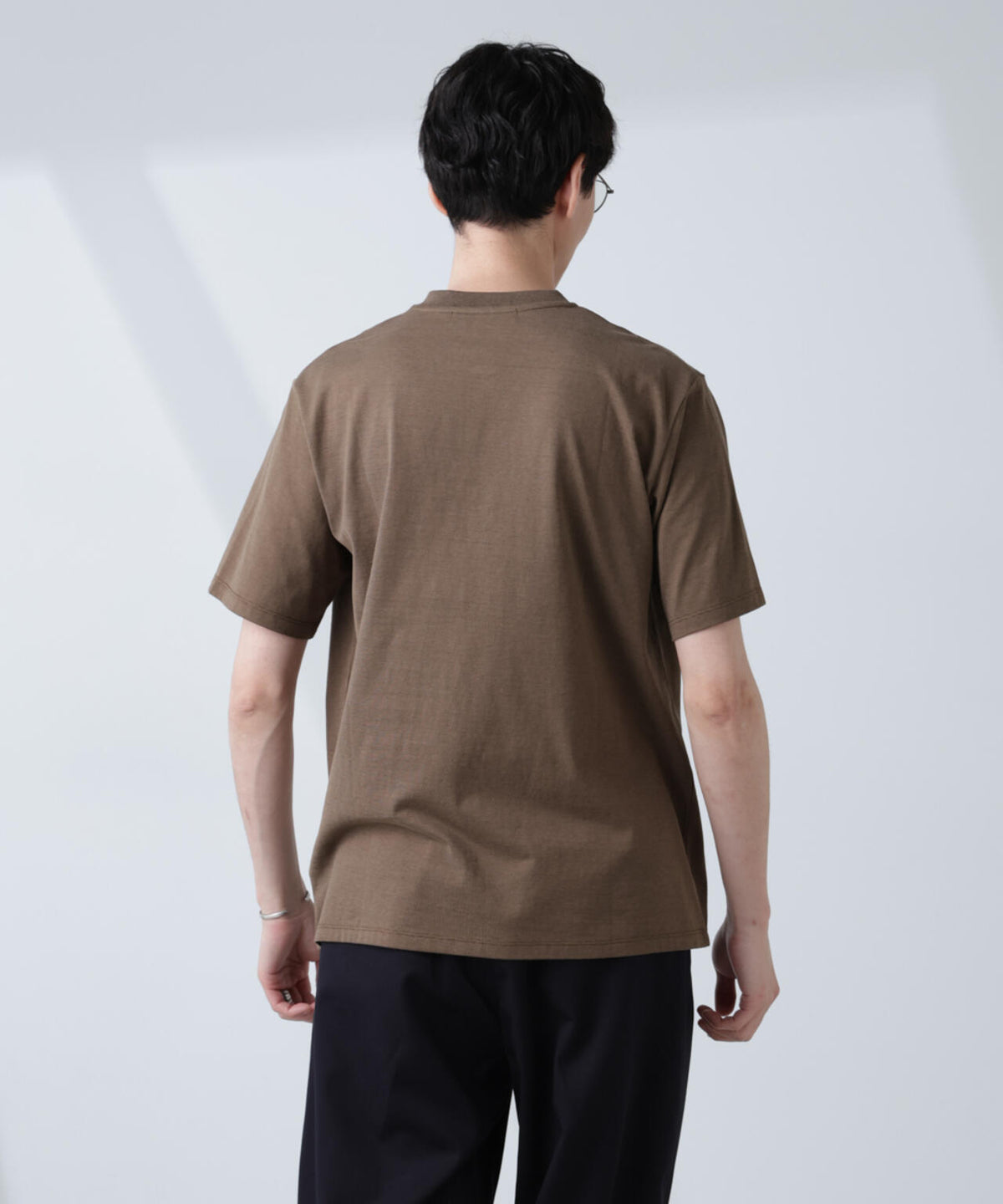 ソラーロライトストレッチヘンリーネックTシャツ(セットアップ可) 6685124237