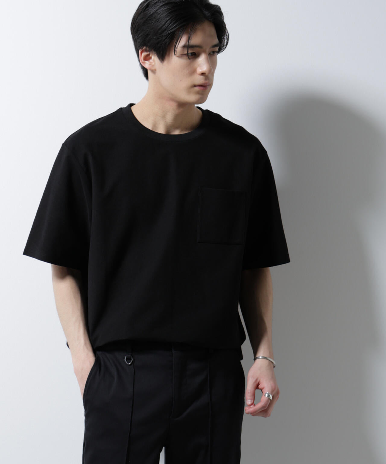 「MC」coveross(R)ツイル調 冷感プレーティング天竺 ポケットTシャツ 6685124238