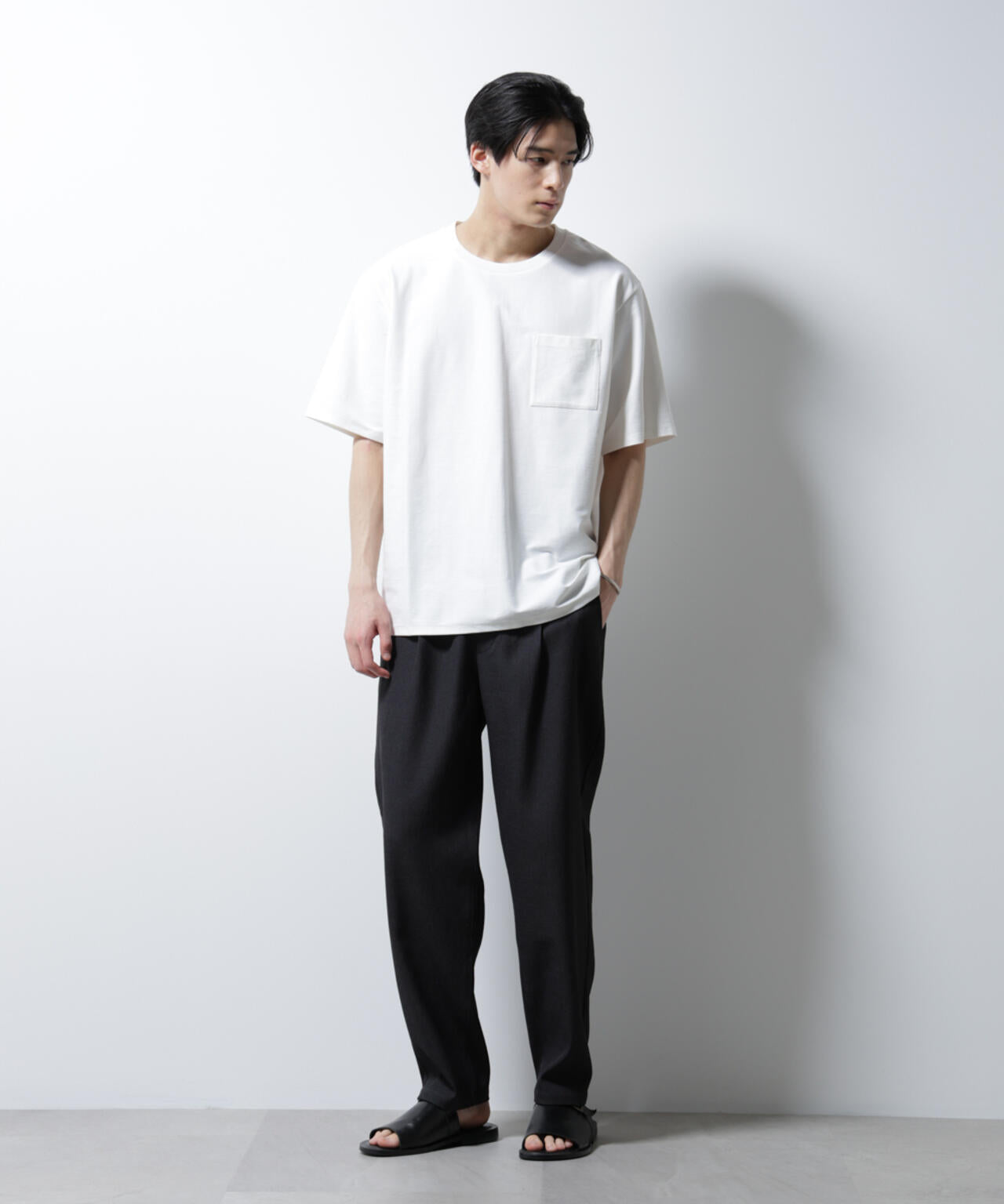 「MC」coveross(R)ツイル調 冷感プレーティング天竺 ポケットTシャツ 6685124238