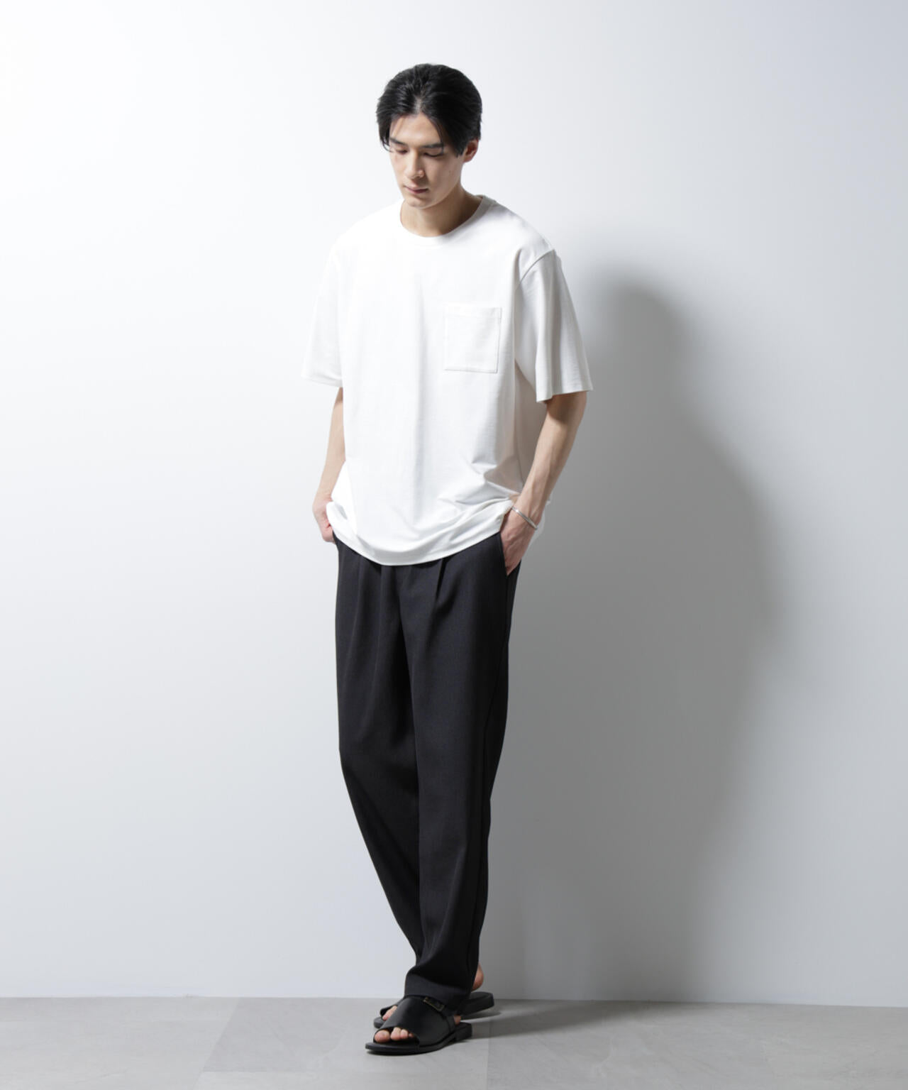 「MC」coveross(R)ツイル調 冷感プレーティング天竺 ポケットTシャツ 6685124238