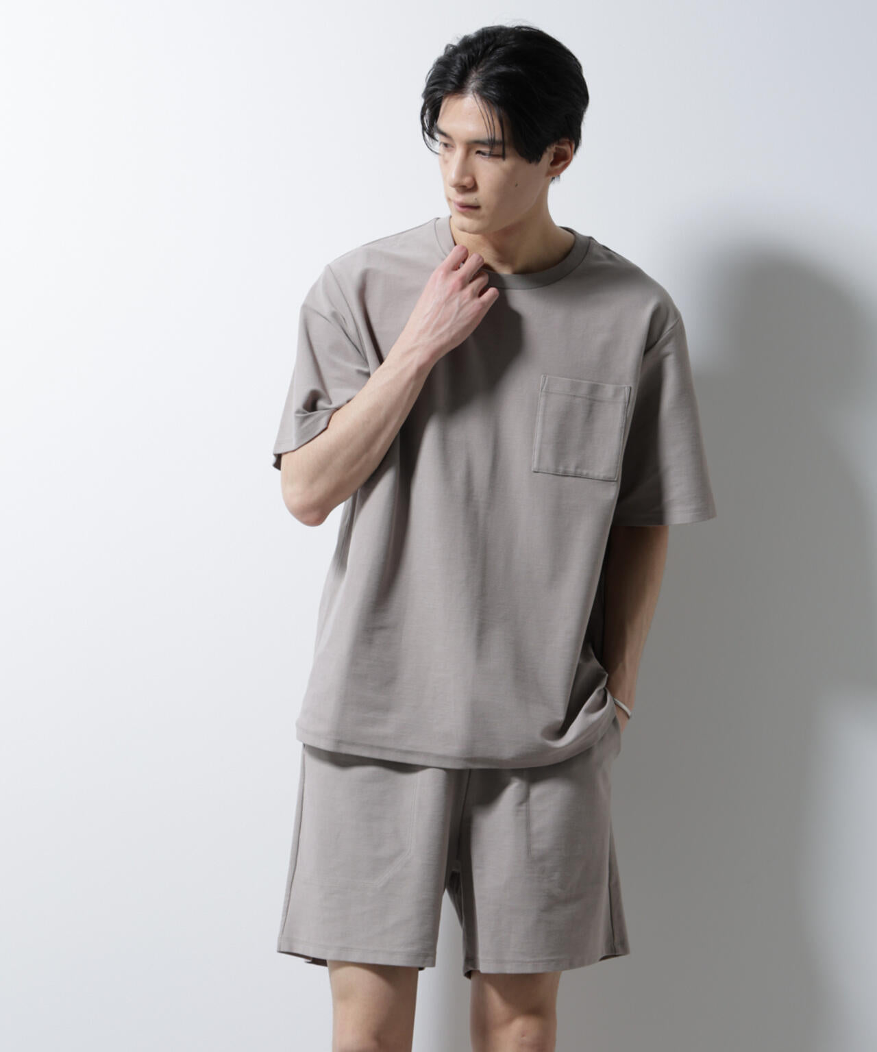 「MC」coveross(R)ツイル調 冷感プレーティング天竺 ポケットTシャツ 6685124238