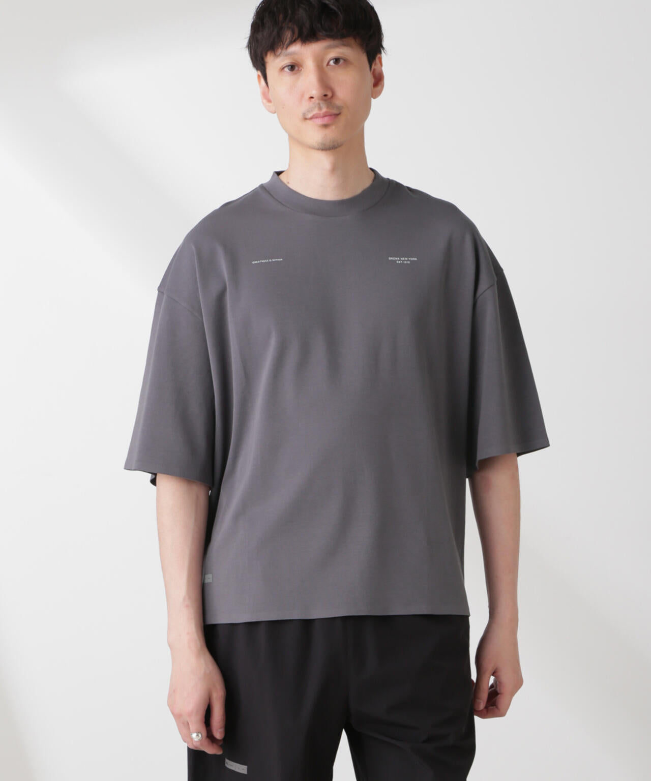 「EVERLAST」 アンチスメル リラックスフィット プリントTシャツ 6685124244