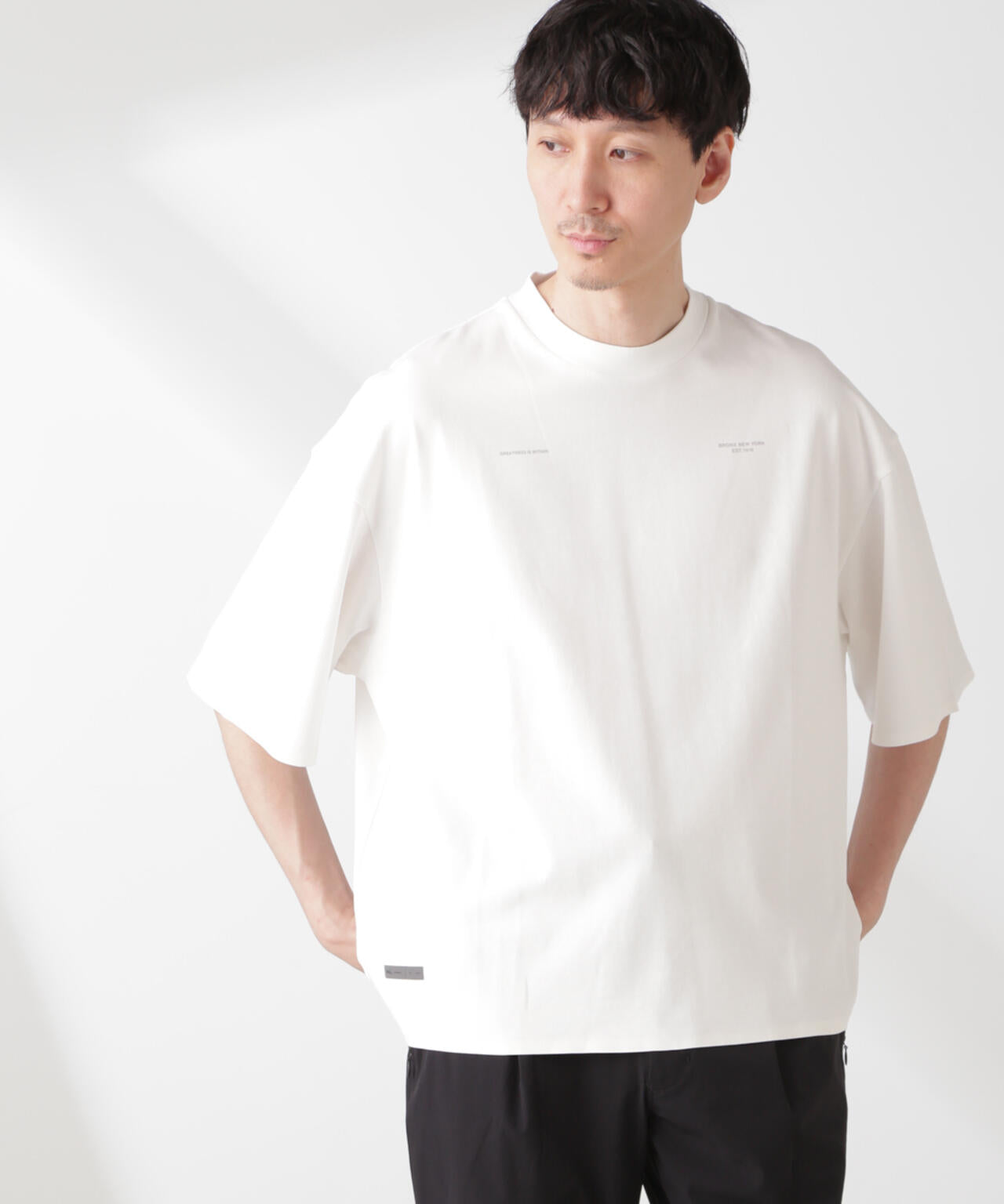 「EVERLAST」 アンチスメル リラックスフィット プリントTシャツ 6685124244