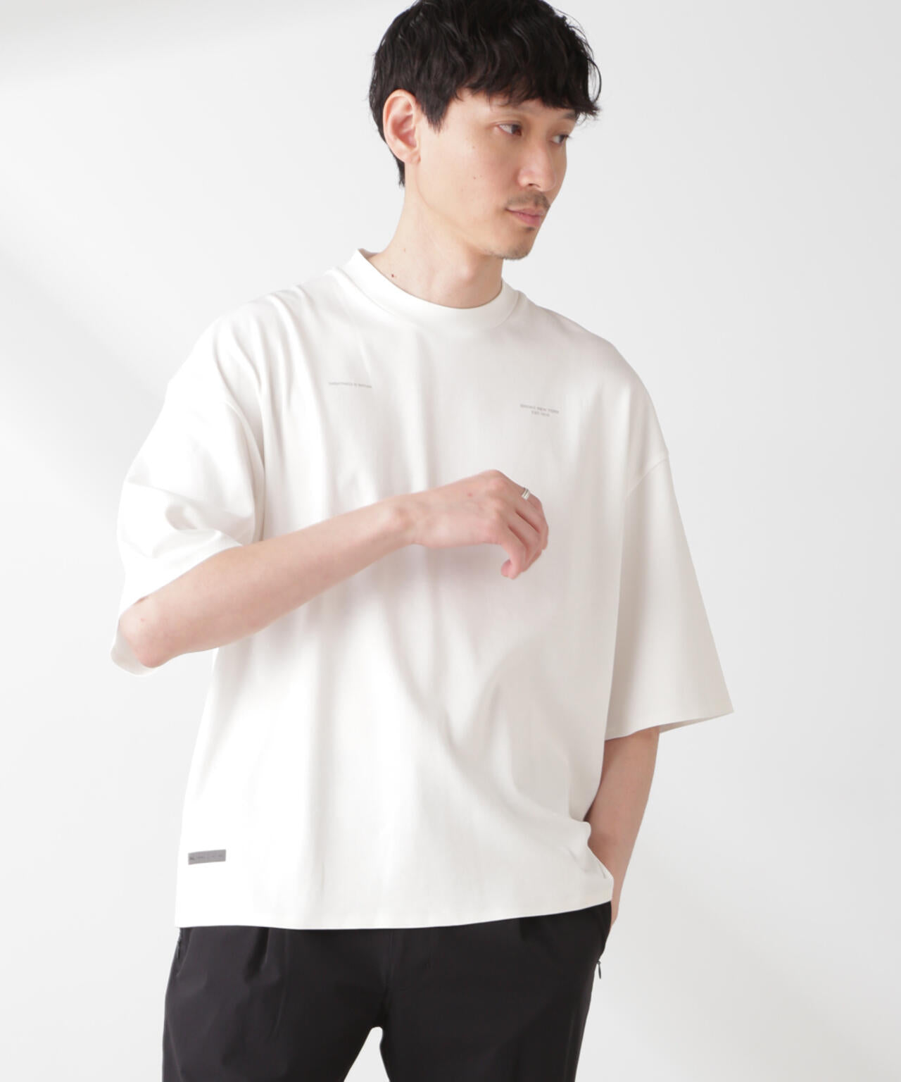 「EVERLAST」 アンチスメル リラックスフィット プリントTシャツ 6685124244