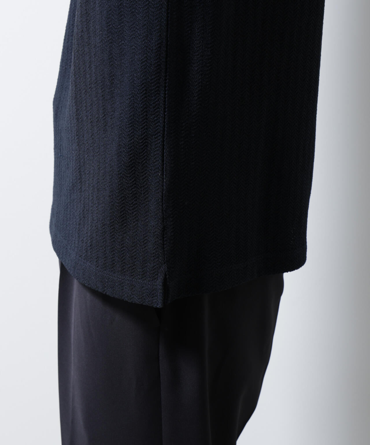 「Damerino」ヘリンボンポロシャツ/防シワ・吸水速乾・UVカット 6685124246