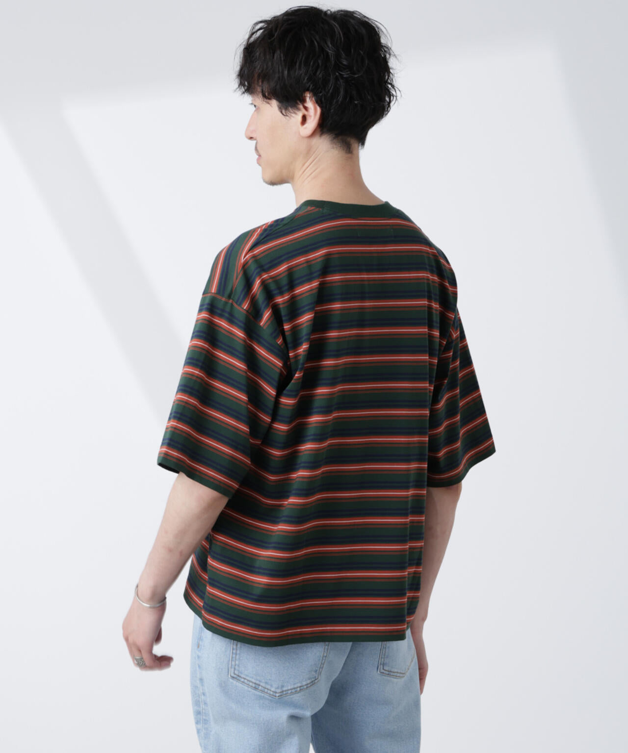 マイクロランダムボーダーTシャツ 6685124248