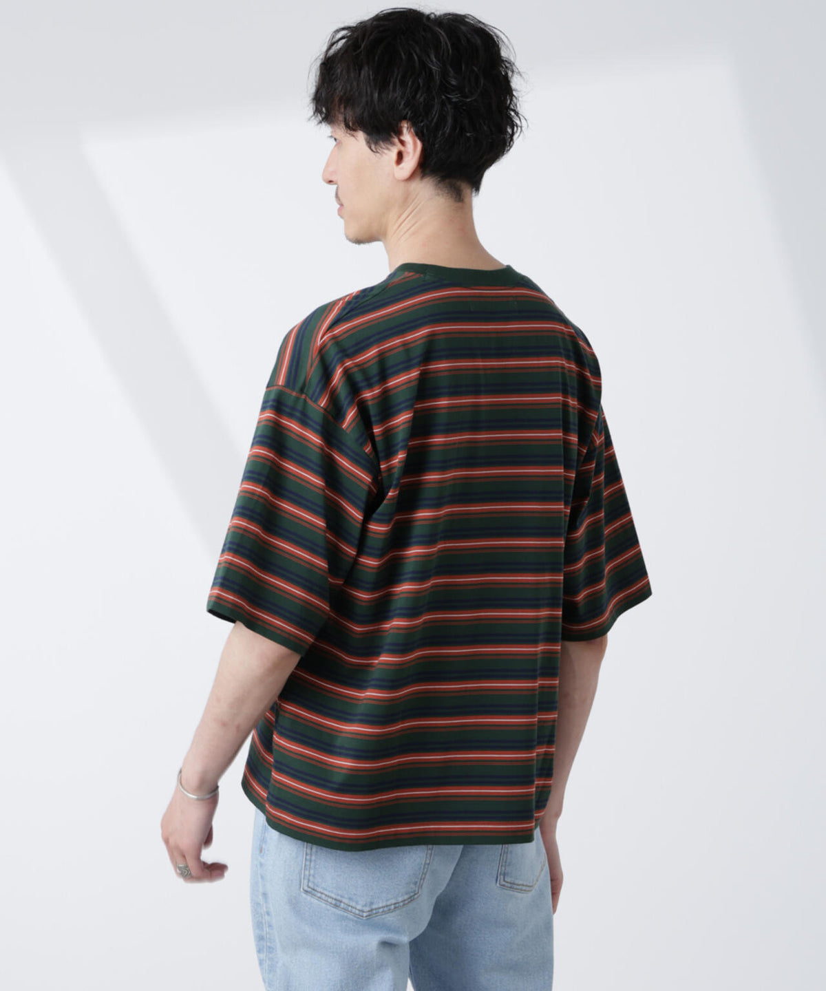 マイクロランダムボーダーTシャツ 6685124248