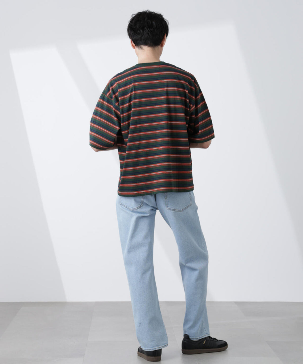 マイクロランダムボーダーTシャツ 6685124248