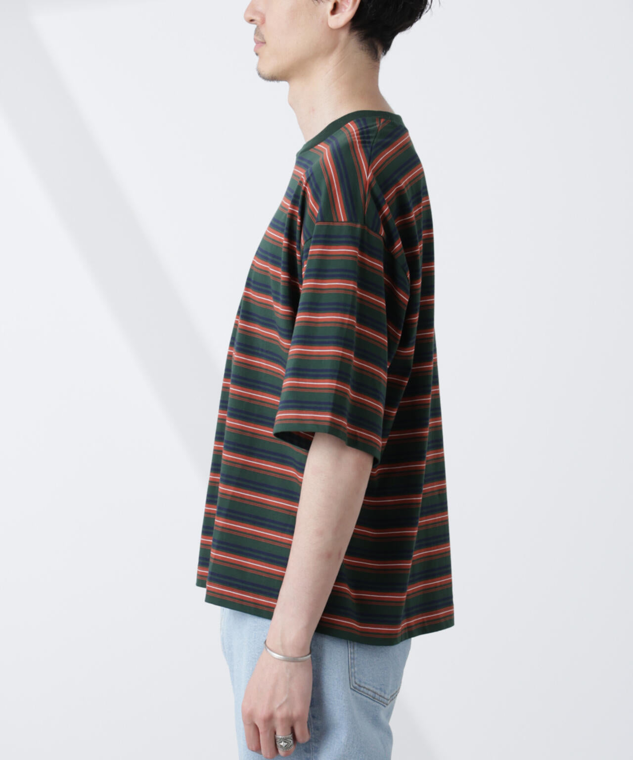 マイクロランダムボーダーTシャツ 6685124248