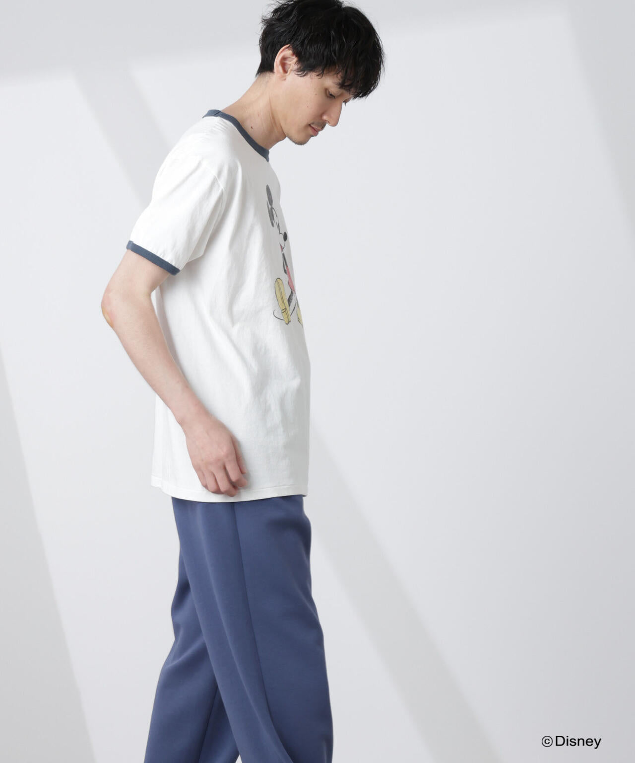「NJ/CLUB」ミッキーマウス / フェードリンガーTシャツ半袖 6685124249