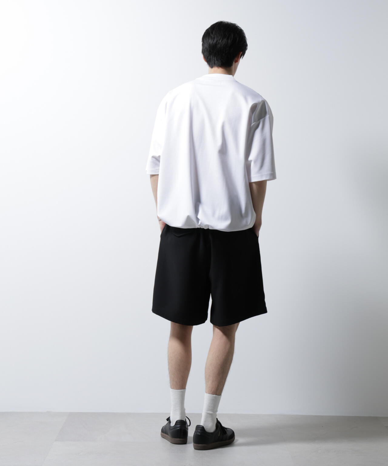 シルケットポンチワイドモックネックTシャツ 6685124254