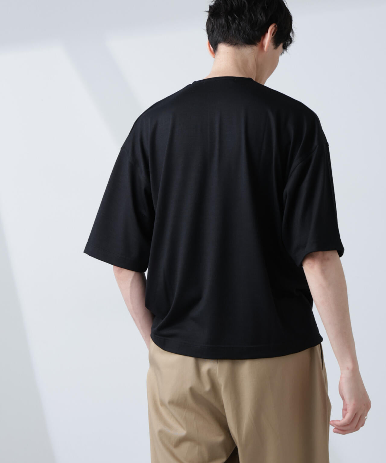 「ALL-DAYS COMFORT 100% WOOL」 ヘンリーネックTEE 6685124257