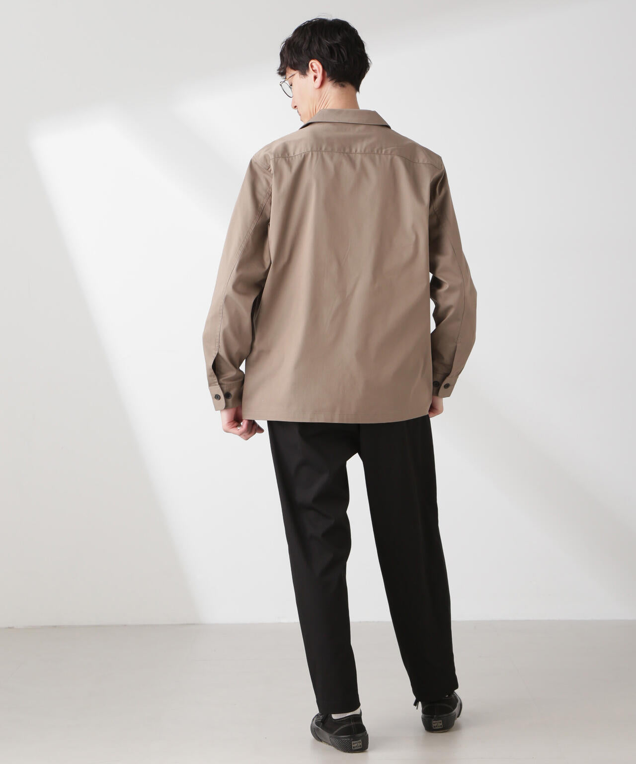 コットンライクツイルツータックテーパードイージーパンツ 6685127203