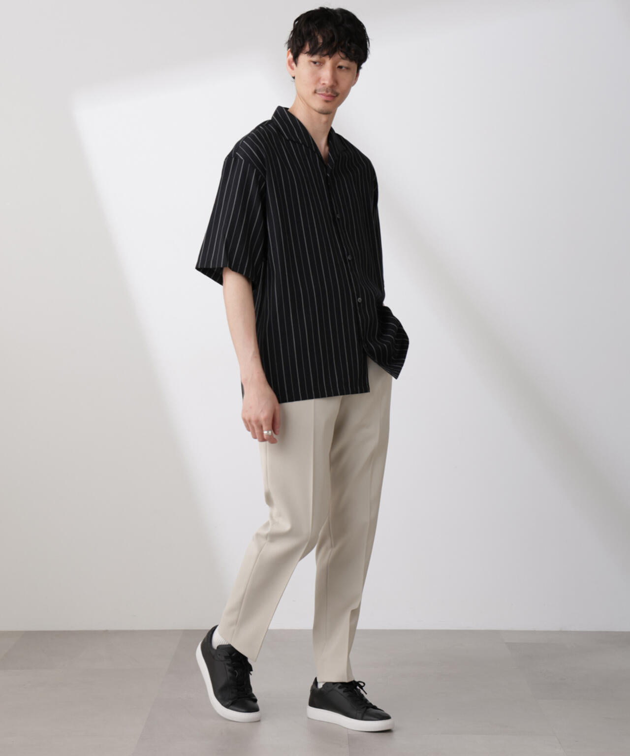 「SOIGNE」ECOPET(R)×AERO ツイルストレッチスラックス 6685127206