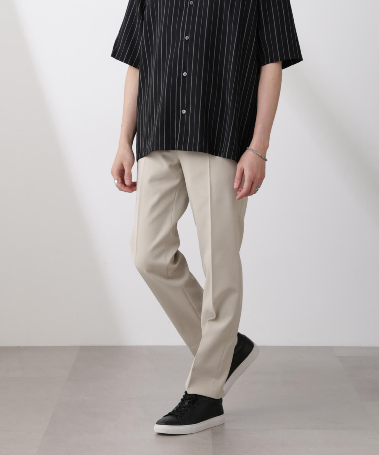 「SOIGNE」ECOPET(R)×AERO ツイルストレッチスラックス 6685127206