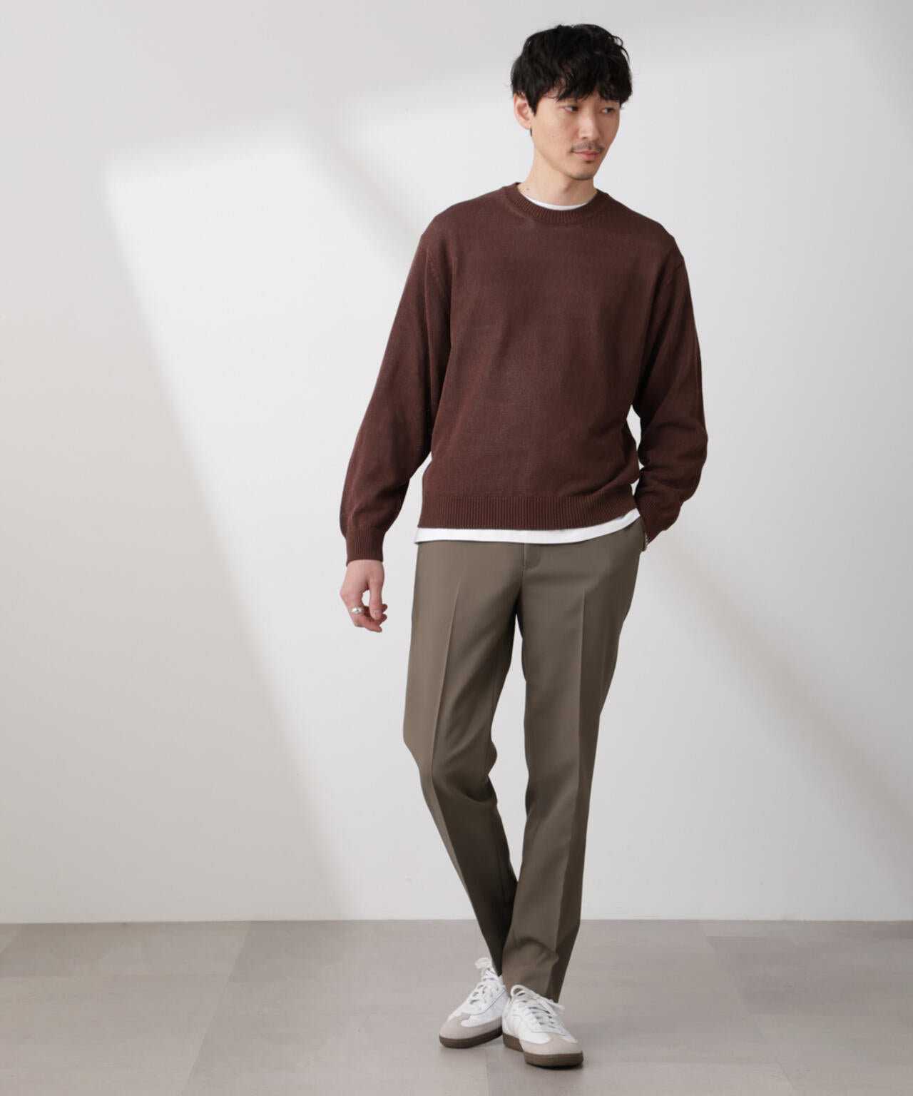 「SOIGNE」ECOPET(R)×AERO ツイルストレッチスラックス 6685127206