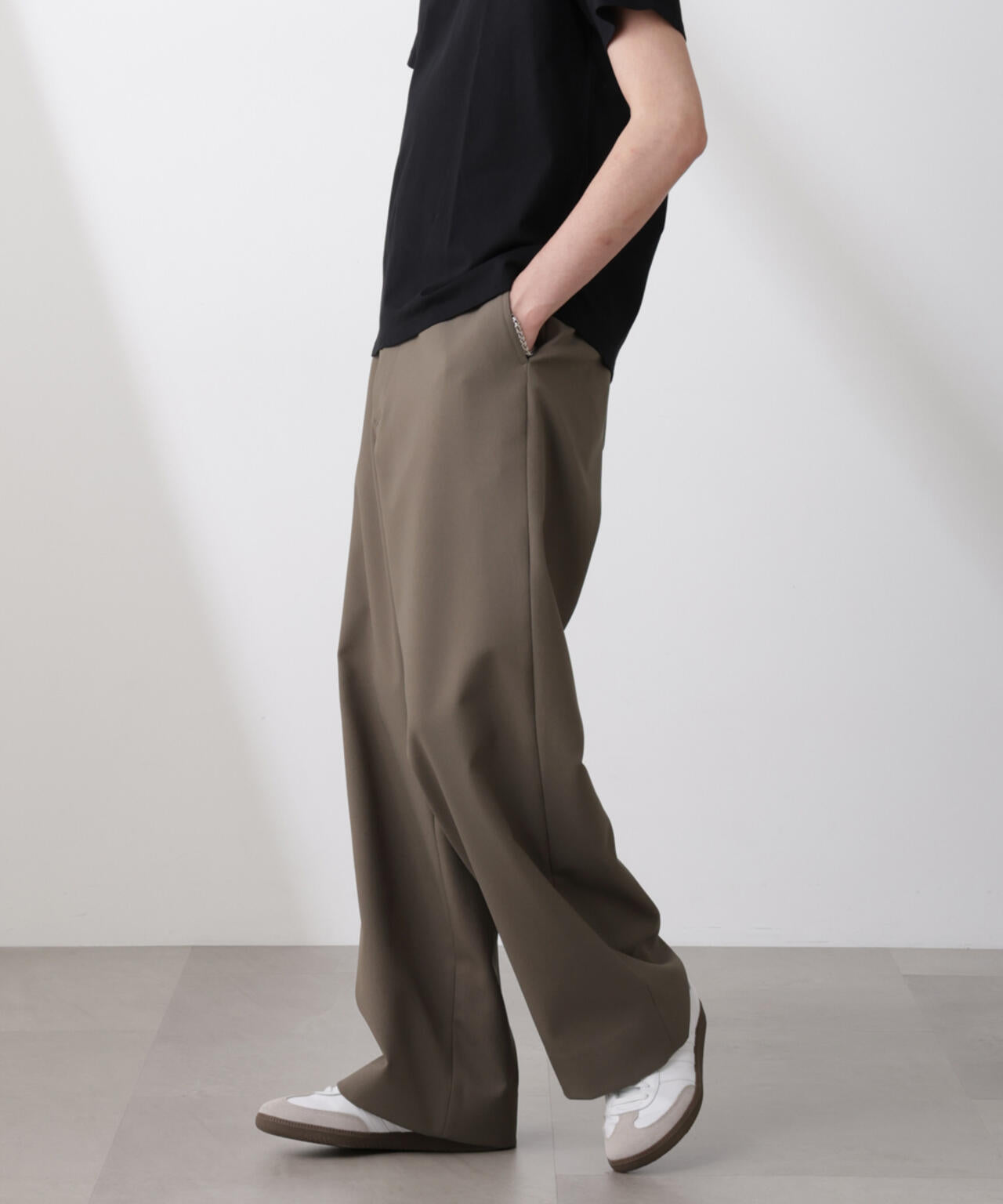 「SOIGNE」ECOPET(R)×AEROツイルストレッチチノスラックス 6685127207