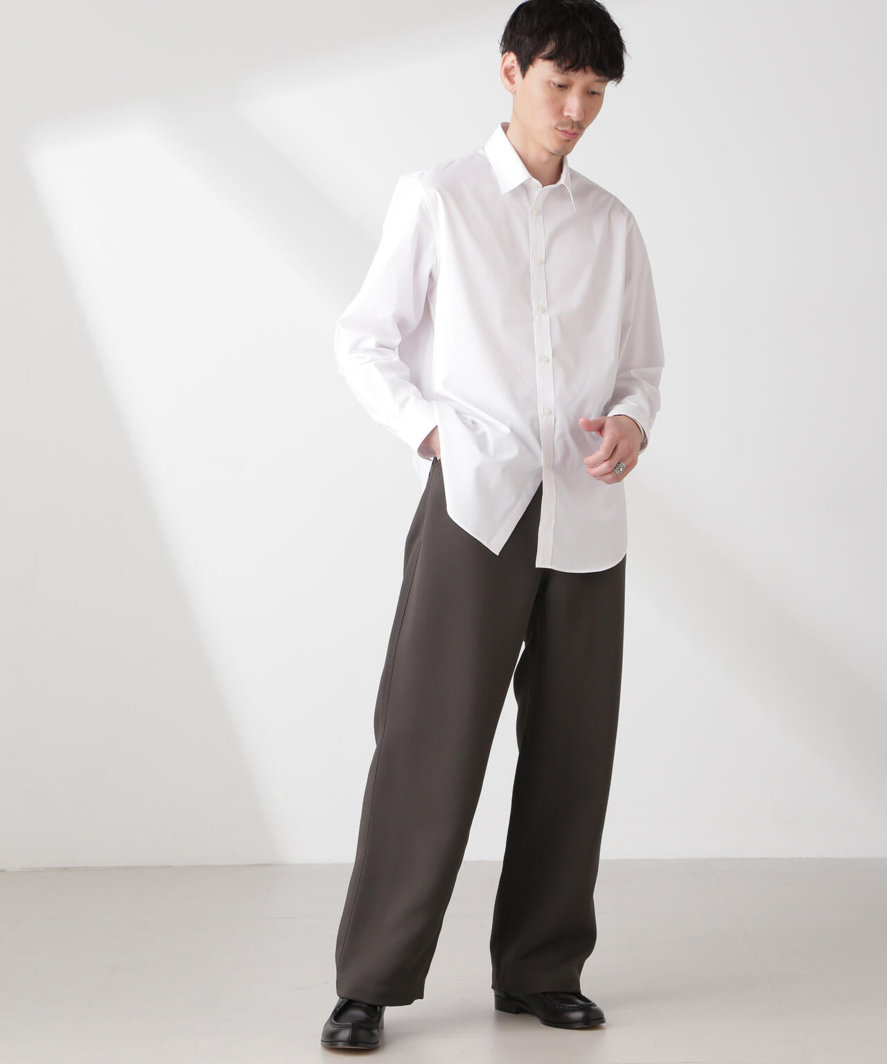 トリプルクロス バレルレッグパンツ(セットアップ可) 6685127216