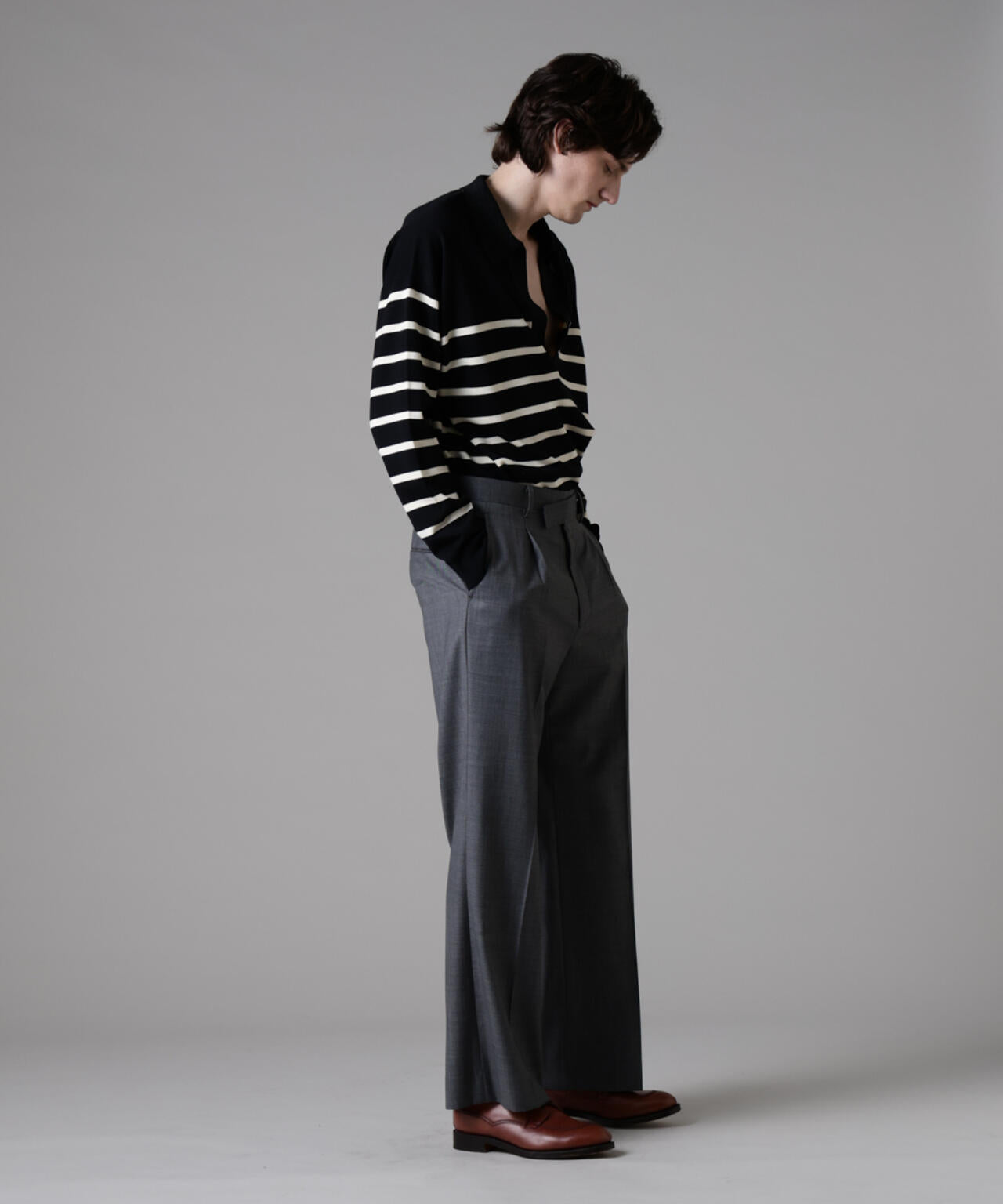 「ASSEMBLANC」Loro Piana FAB.トラウザーズ 6685127225