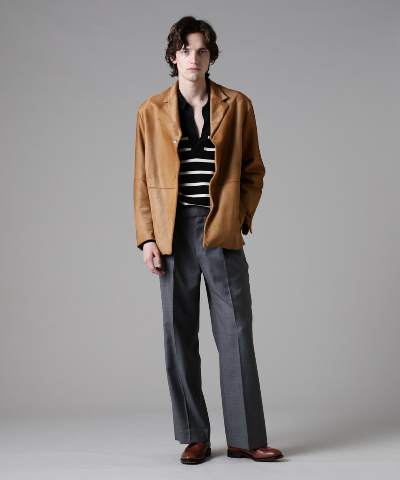 「ASSEMBLANC」Loro Piana FAB.トラウザーズ 6685127225