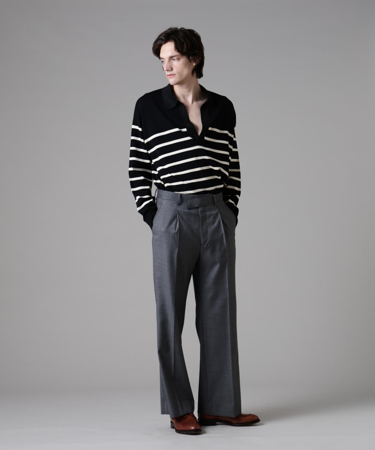 「ASSEMBLANC」Loro Piana FAB.トラウザーズ 6685127225