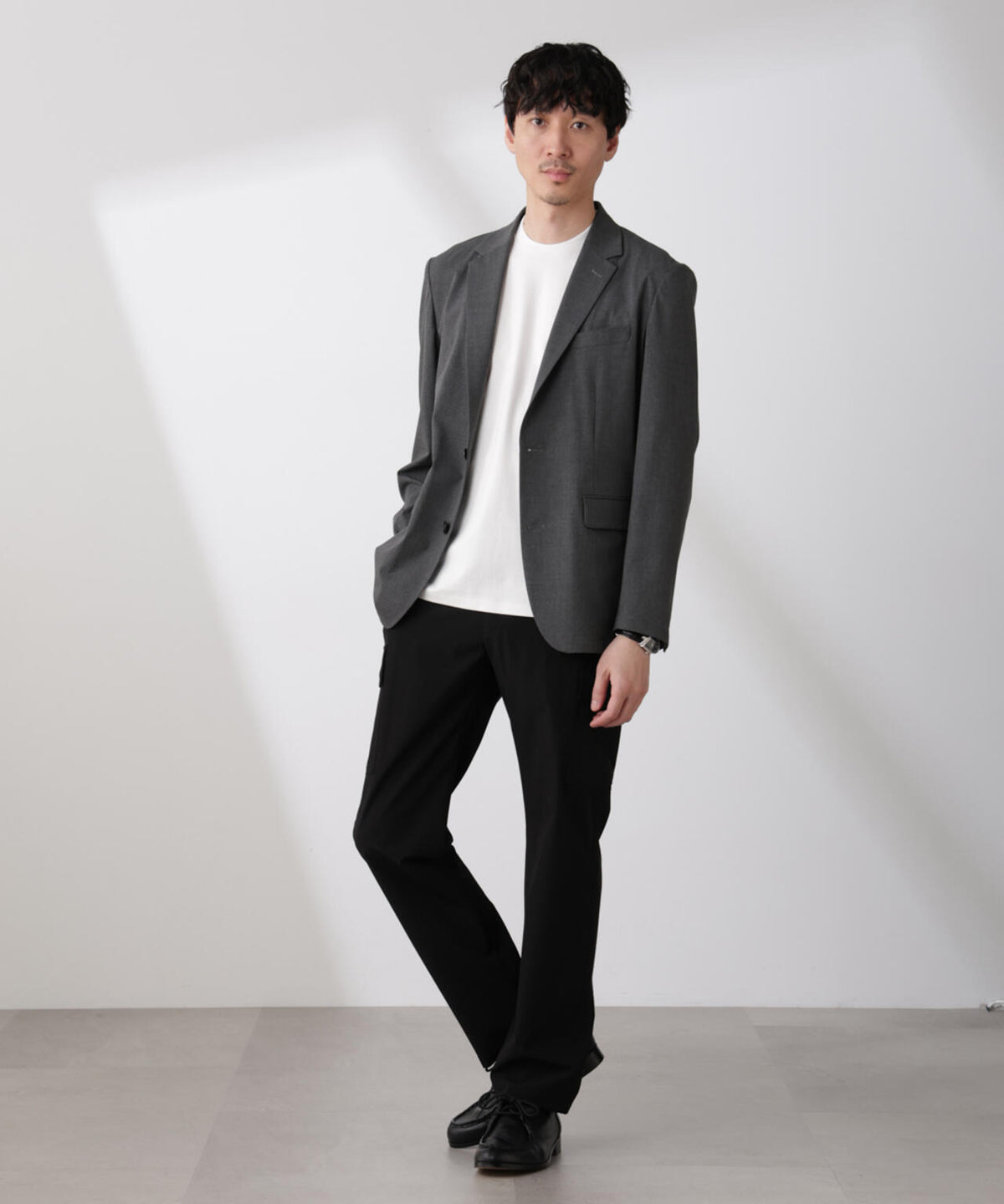 「N trousers」スリムストレッチ カーゴパンツ 6685127229