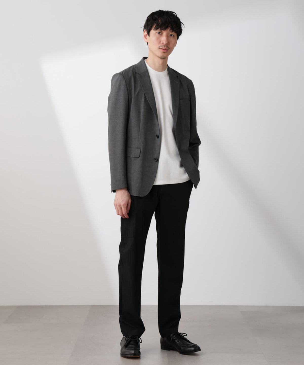 「N trousers」スリムストレッチ カーゴパンツ 6685127229