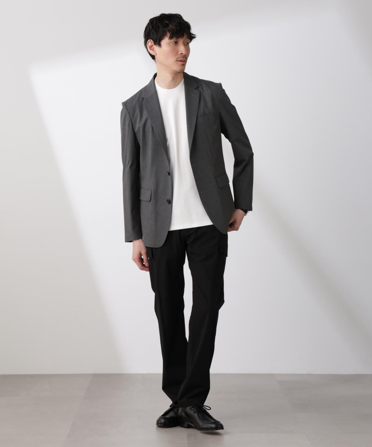 「N trousers」スリムストレッチ カーゴパンツ 6685127229