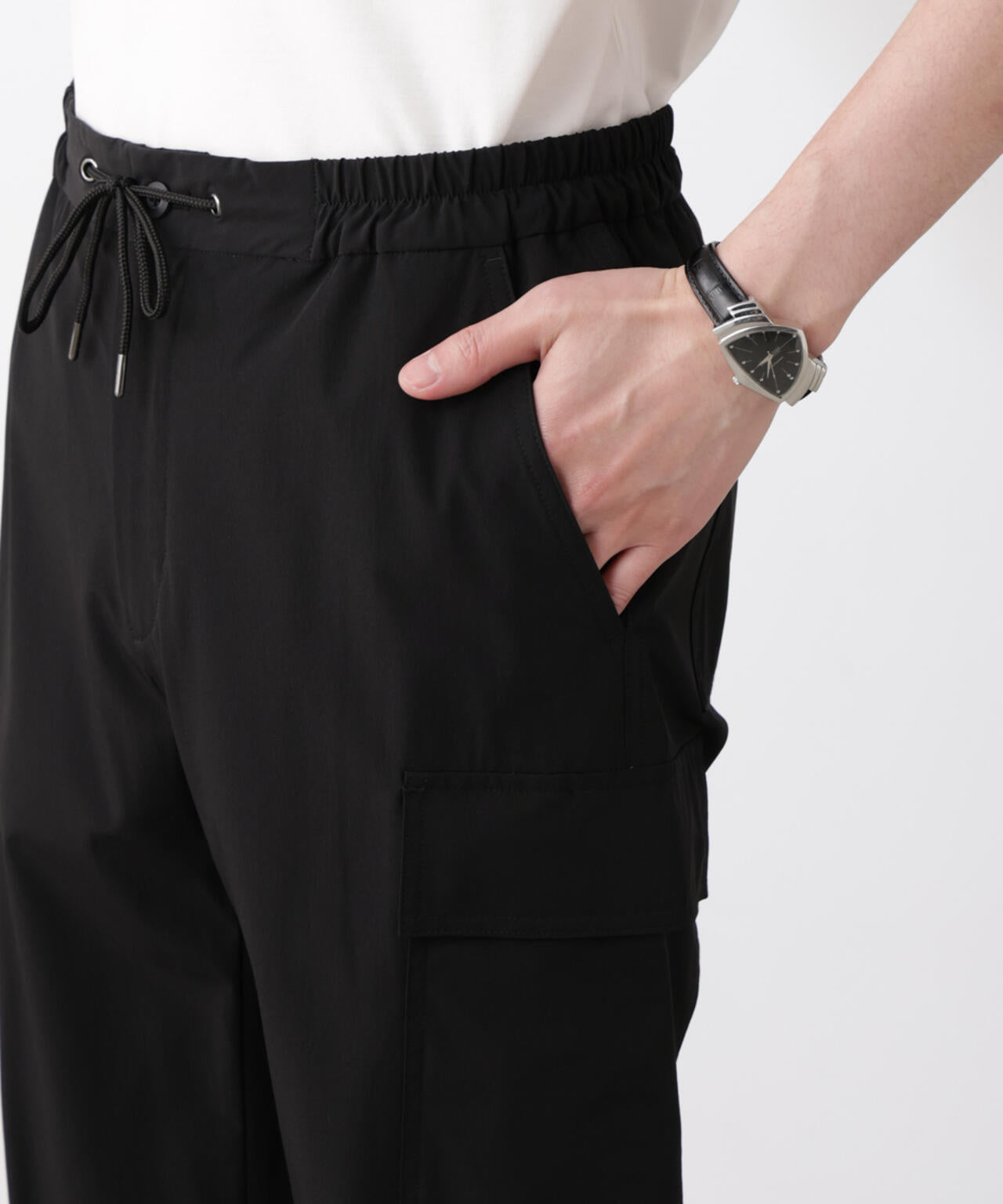 「N trousers」スリムストレッチ カーゴパンツ 6685127229