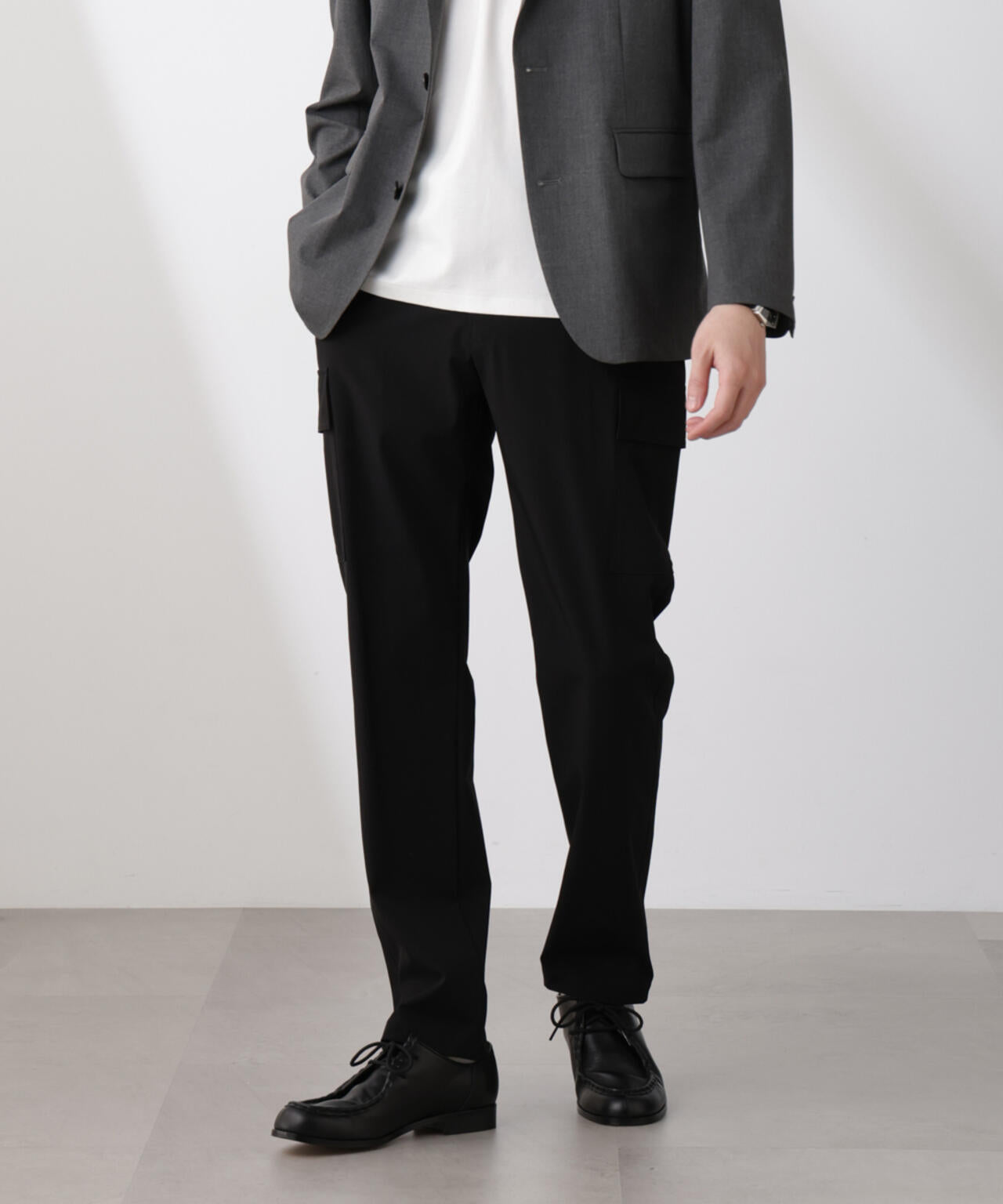 「N trousers」スリムストレッチ カーゴパンツ 6685127229