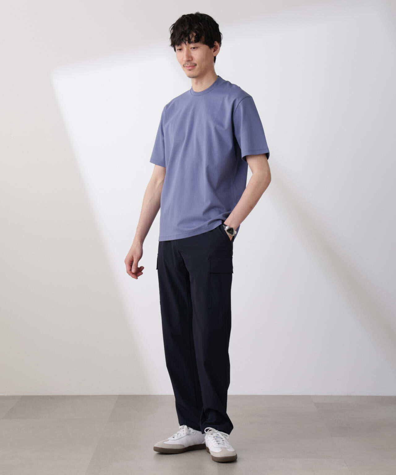「N trousers」スリムストレッチ カーゴパンツ 6685127229