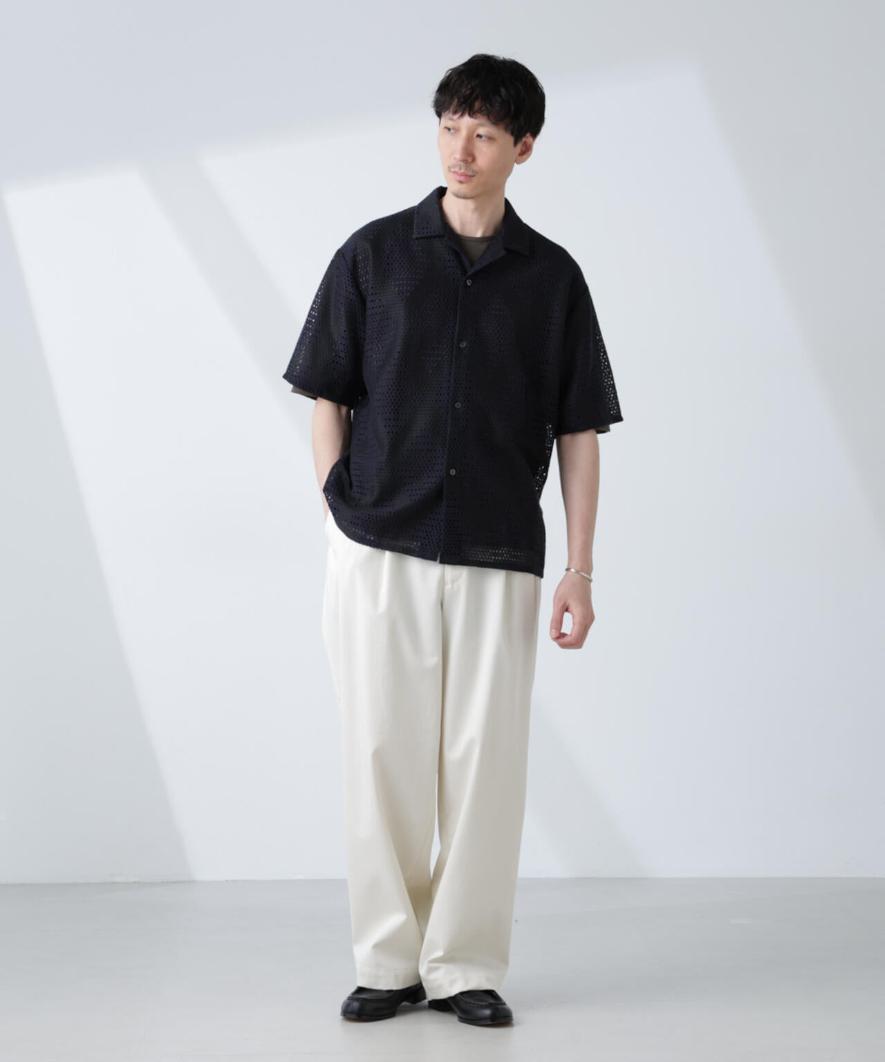 「大人のワイドパンツ」2タックワイドトラウザーズ 6685127232