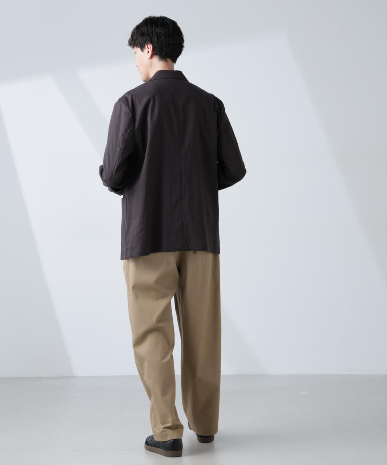 「大人のワイドパンツ」2タックワイドトラウザーズ 6685127232