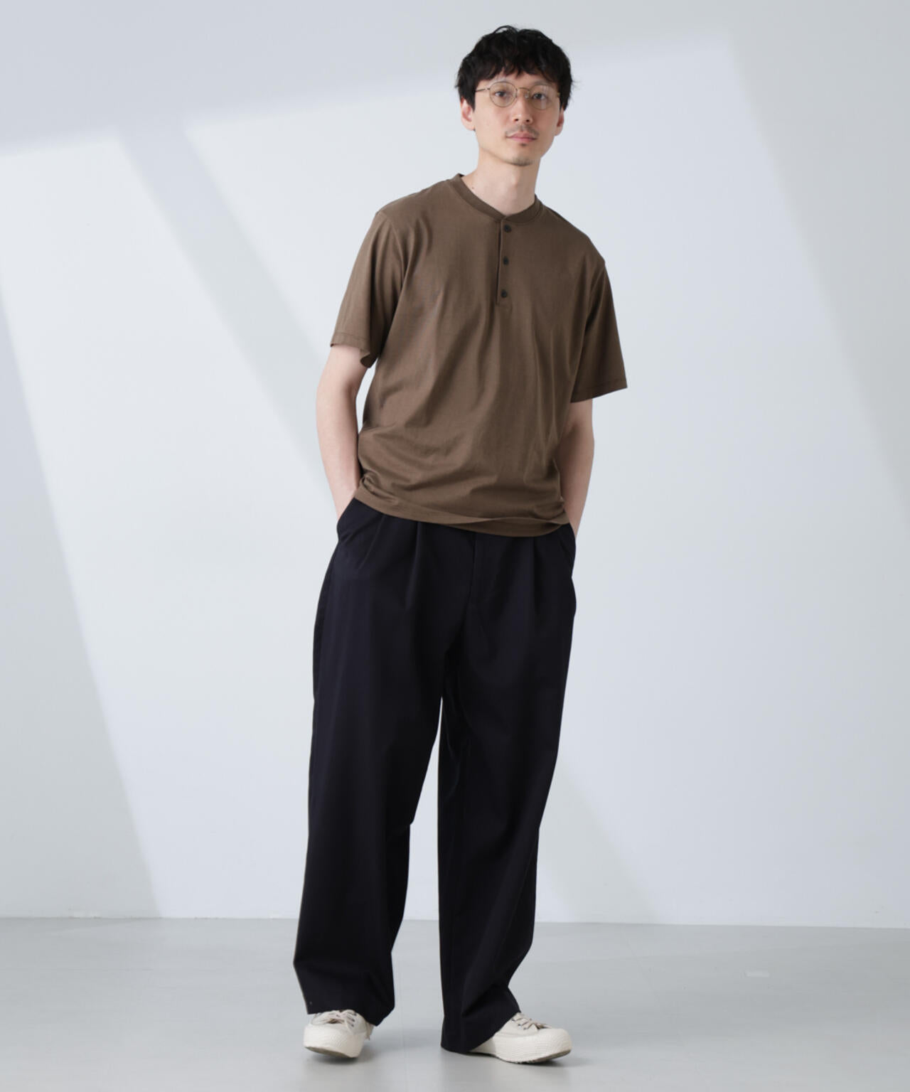 「大人のワイドパンツ」2タックワイドトラウザーズ 6685127232