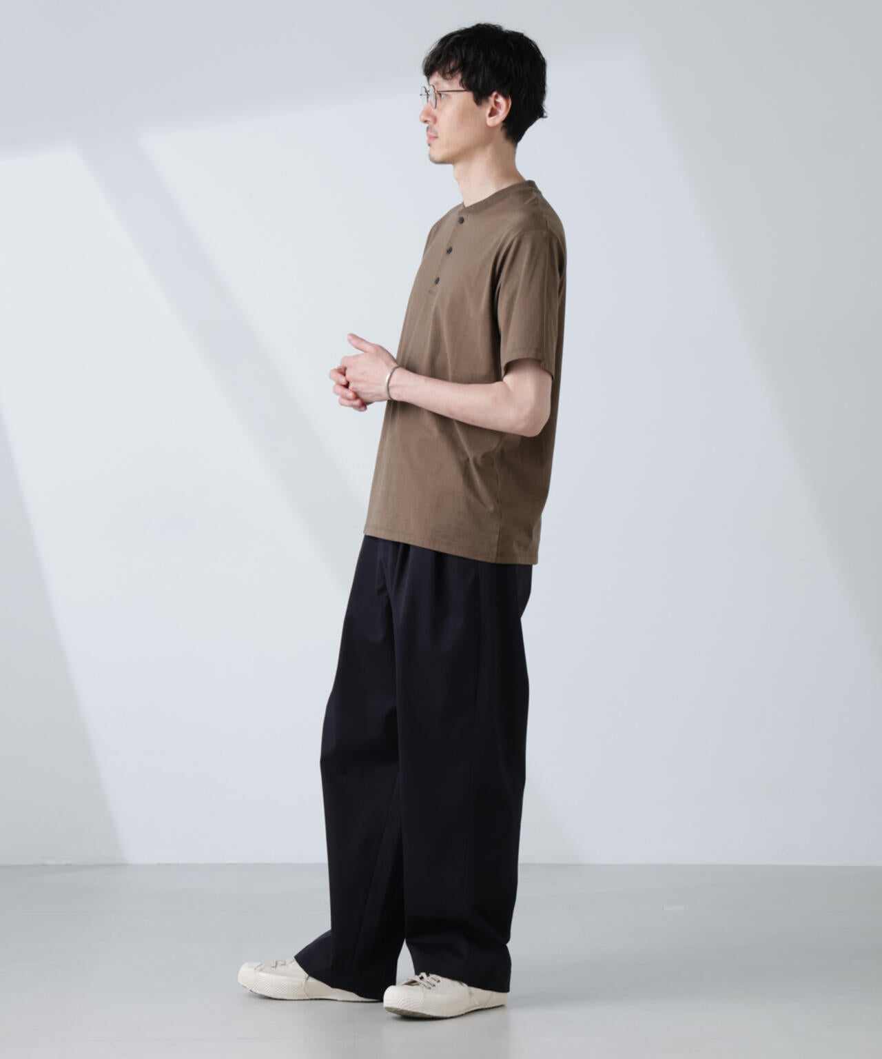 「大人のワイドパンツ」2タックワイドトラウザーズ 6685127232
